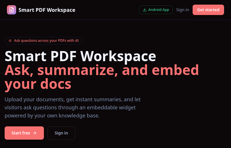 PDF Workspace